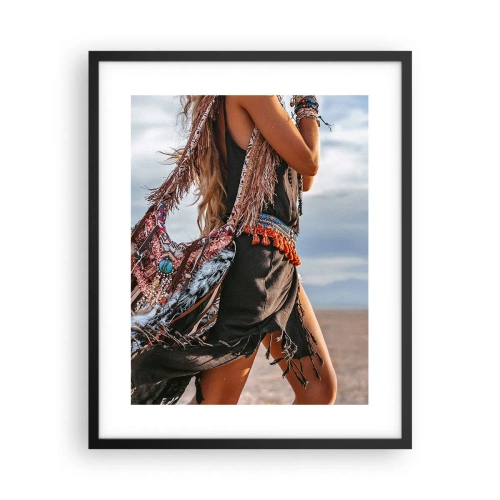 Plakat i sort ramme - Shamanens pige - 40x50 cm