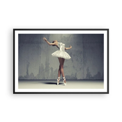 Plakat i sort ramme - Let som en fugl - 91x61 cm