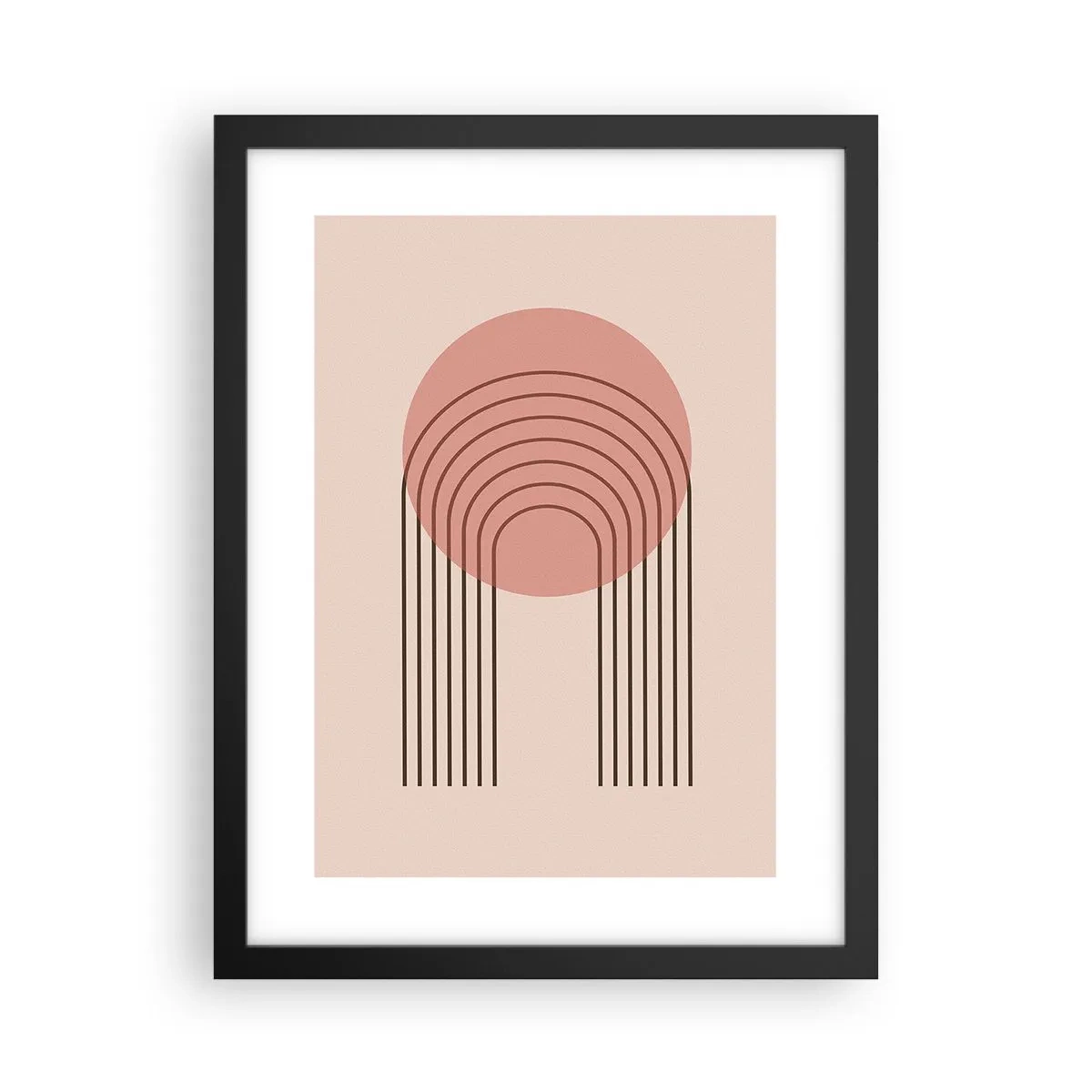 Plakat i sort ramme - Uimodståelig tiltrækningskraft - 30x40 cm