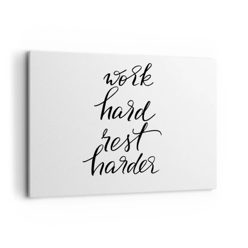 Lærredstryk - Billede på lærred - Balance i livet - 120x80 cm