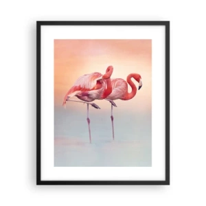 Plakat i sort ramme - I farven af den nedgående sol - 40x50 cm