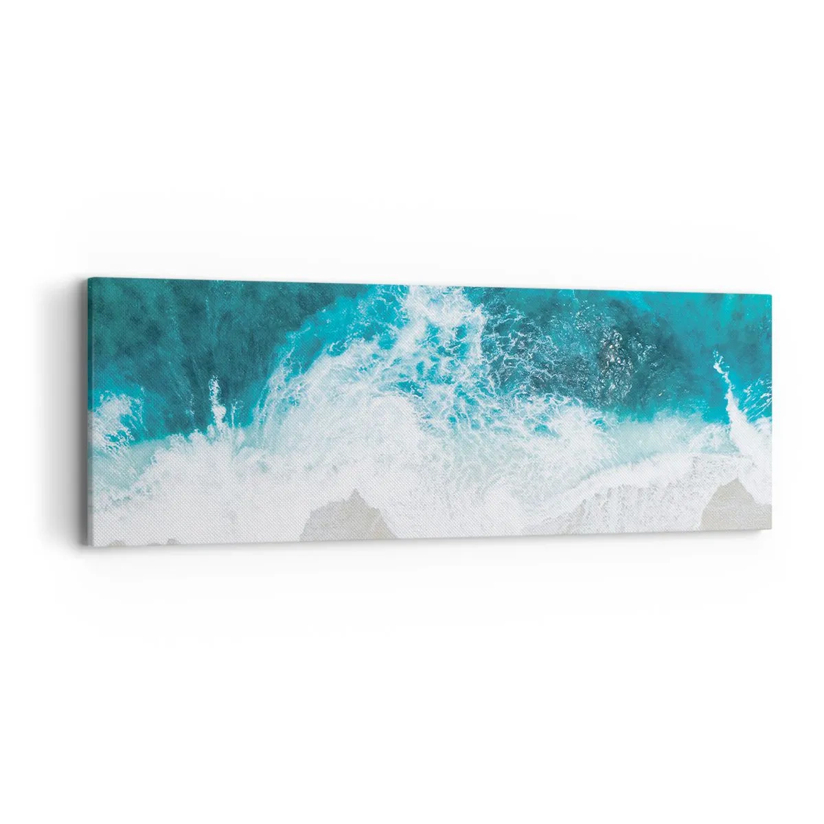 Lærredstryk - Billede på lærred - Naturlig kærtegn - 90x30 cm