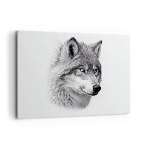 Lærredstryk - Billede på lærred - Alpha - uden tvivl - 120x80 cm