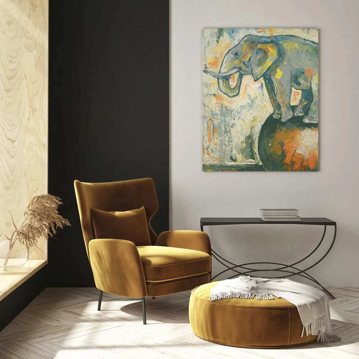 Billede på glas - Længe leve cirkusset! - 50x70 cm