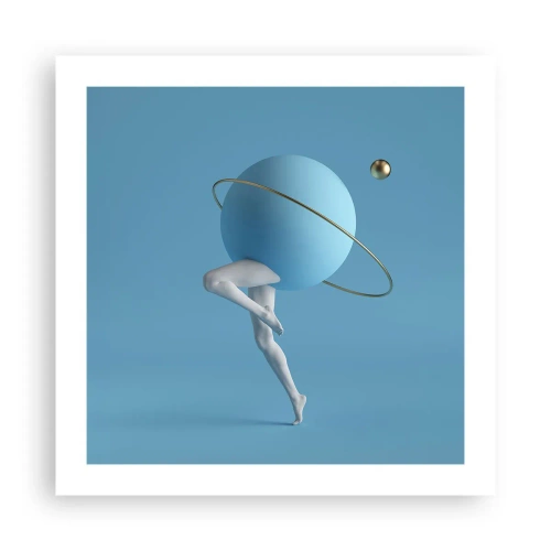 Plakat - Og planeterne går amok - 50x50 cm
