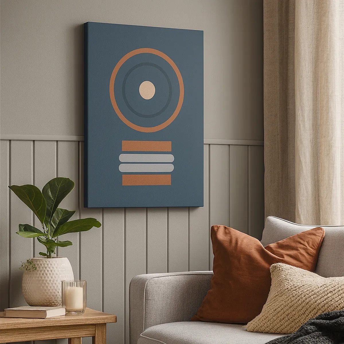 Lærredstryk - Billede på lærred - Essensen af tingene - 50x70 cm