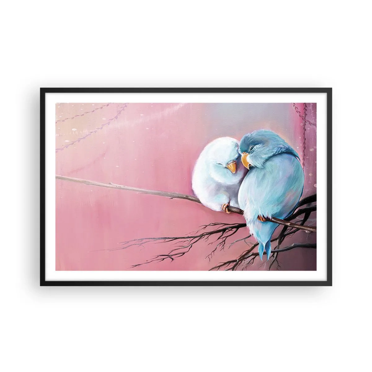 Plakat i sort ramme - Hvad er der at tilføje?.... - 91x61 cm