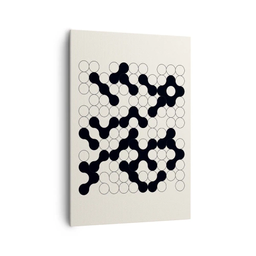 Lærredstryk - Billede på lærred - Kinesisk spil - variation - 70x100 cm