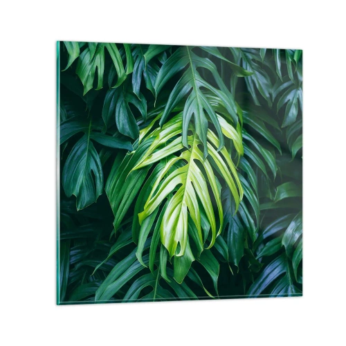 Billede på glas - Fordyb dig i friskhed - 30x30 cm