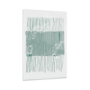 Billede på glas - Marin abstraktion - 80x120 cm