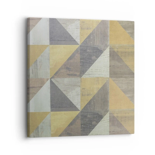 Lærredstryk - Billede på lærred - Ved trekantens vinkel - 30x30 cm