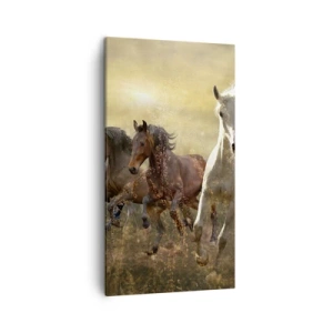 Lærredstryk - Billede på lærred - Længe leve friheden! - 45x80 cm