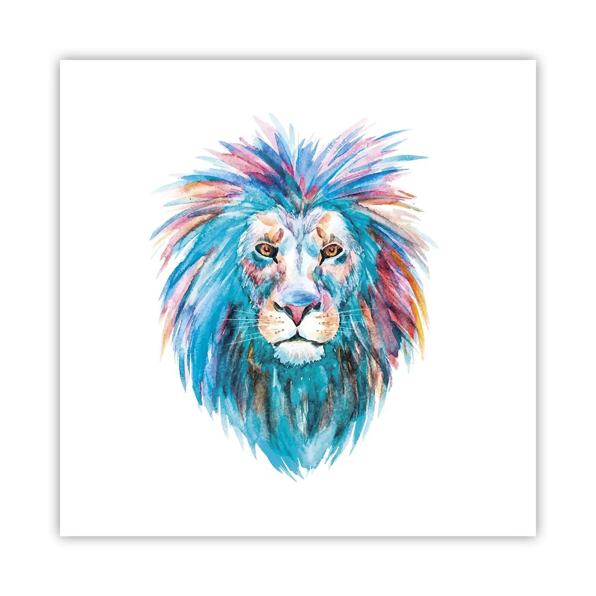 Plakat - En elektrificerende aura - 60x60 cm