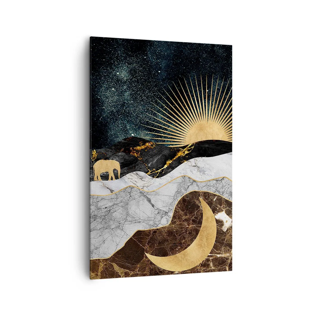 Lærredstryk - Billede på lærred - Evige love - 80x120 cm