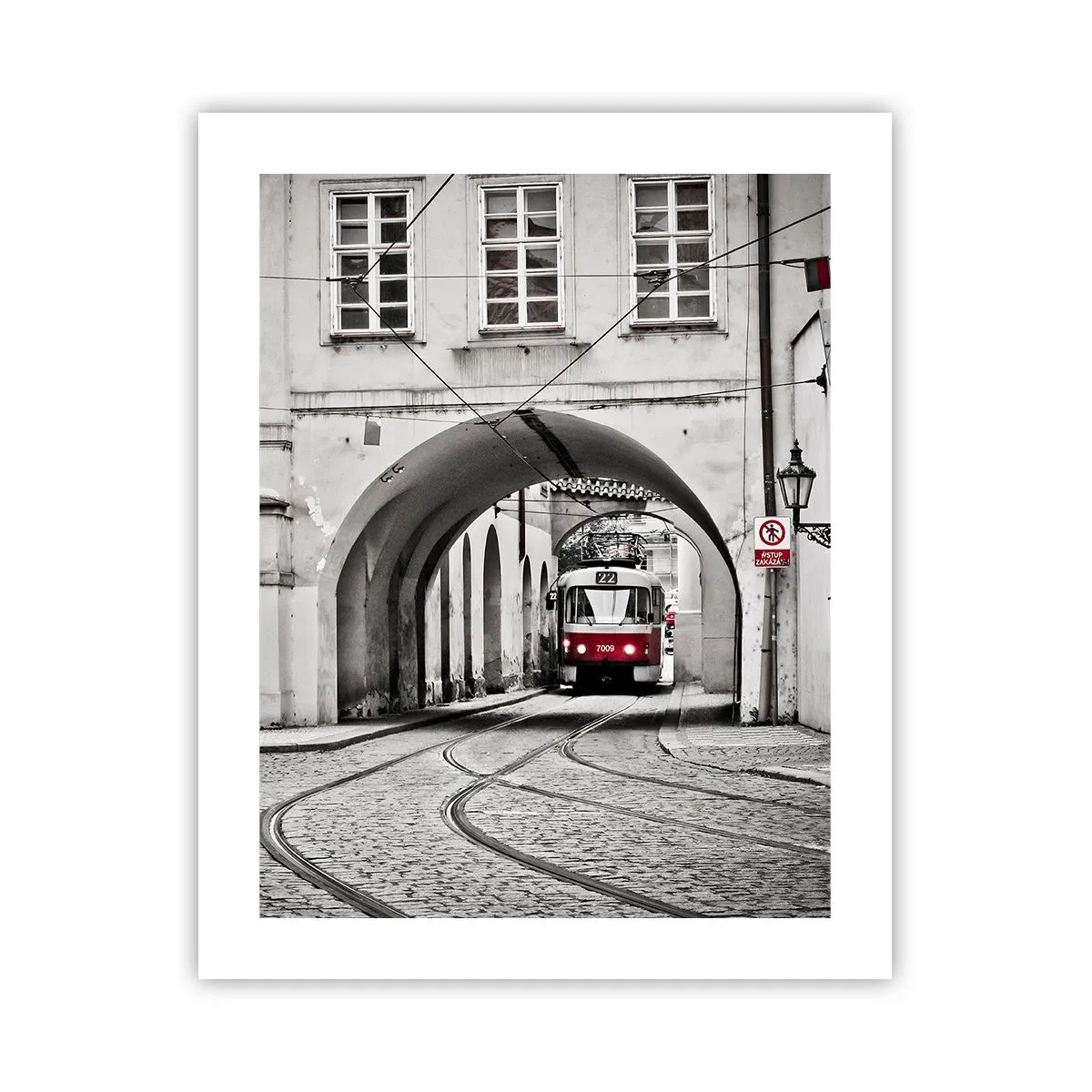 Plakat - Gennem byens labyrint - 40x50 cm