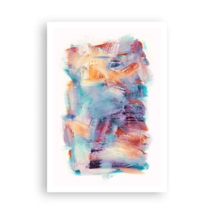 Plakat - Farverigt rod - 70x100 cm