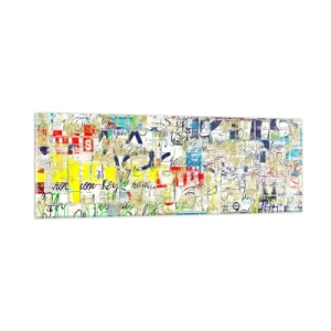 Billede på glas - Simpelthen en fryd for øjet - 90x30 cm