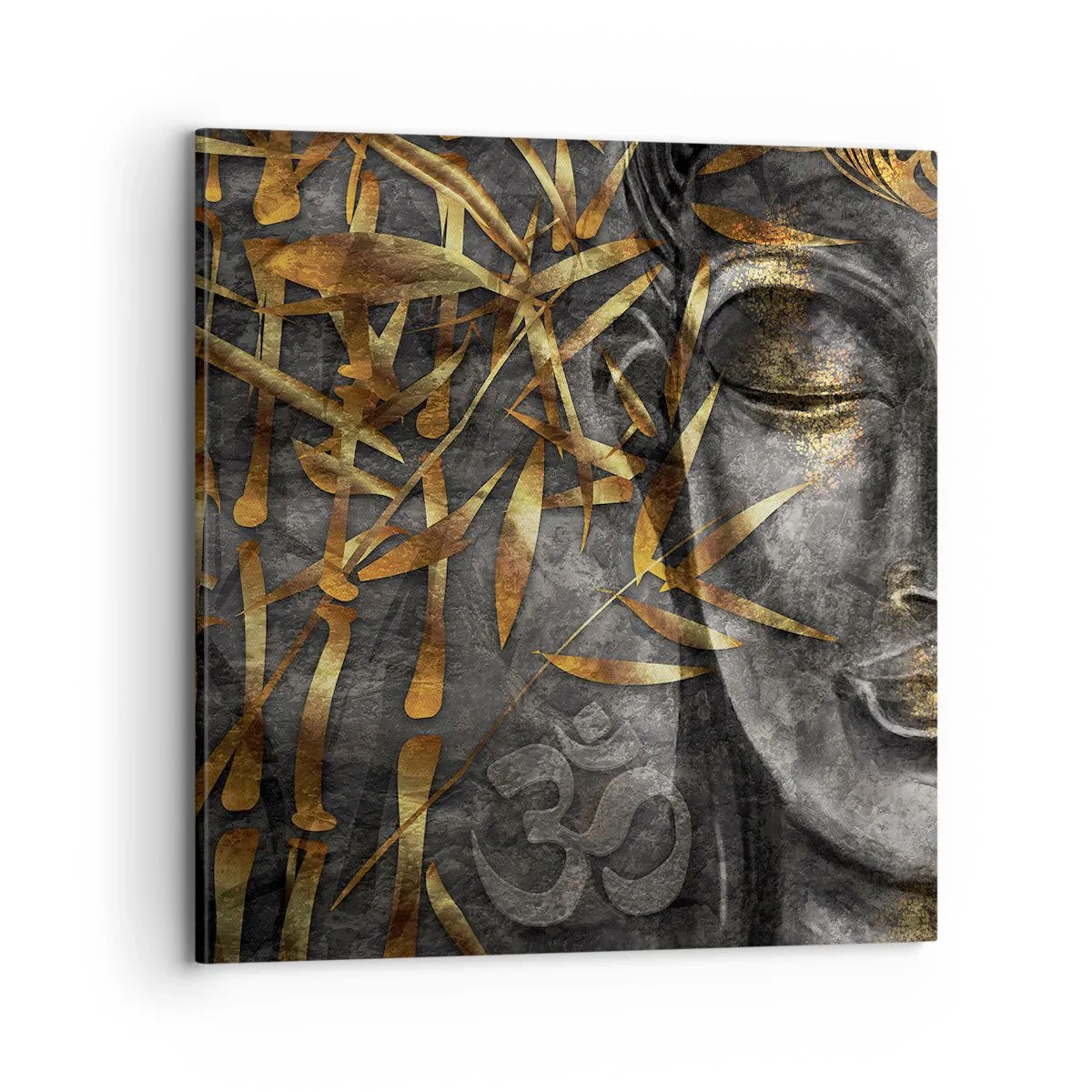 Lærredstryk - Billede på lærred - Mærk freden - 70x70 cm