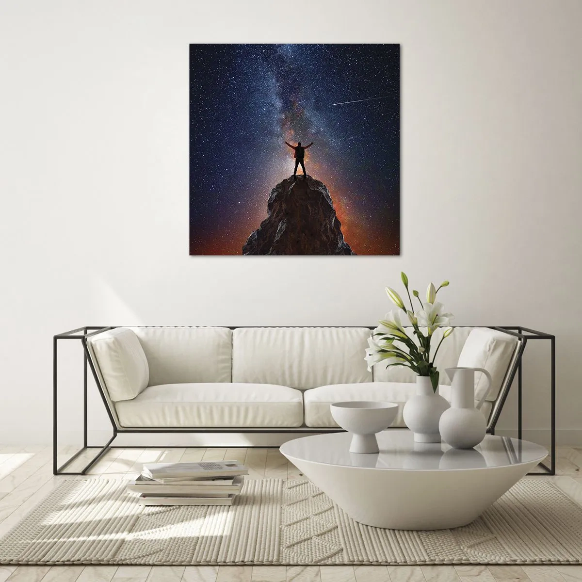 Billede på glas - Magten er hos mig! - 70x70 cm