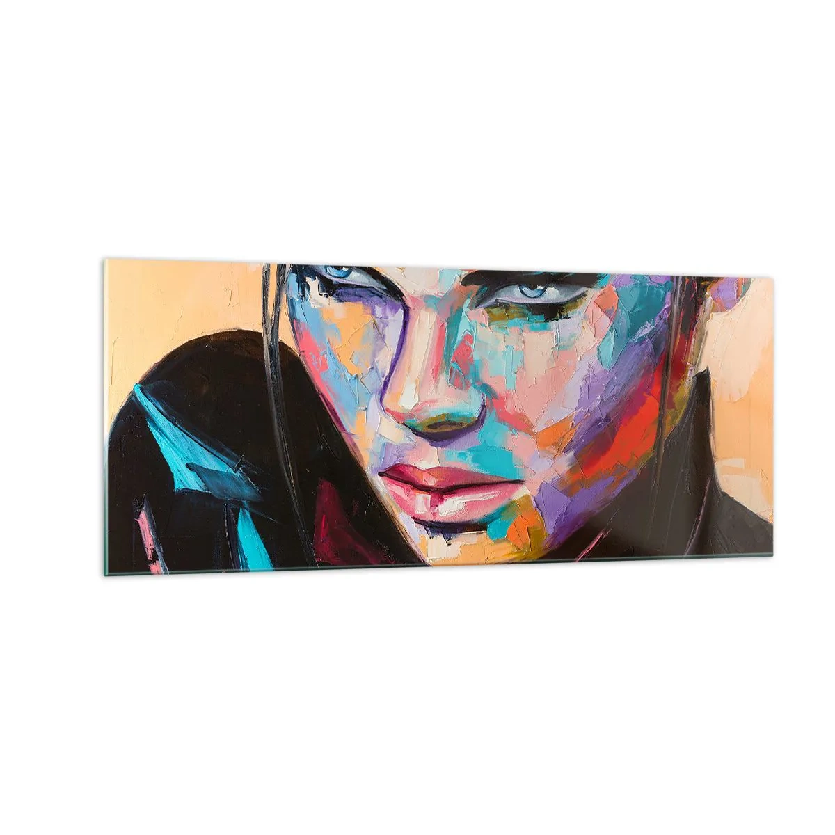 Billede på glas - Vild i hjertet - 100x40 cm