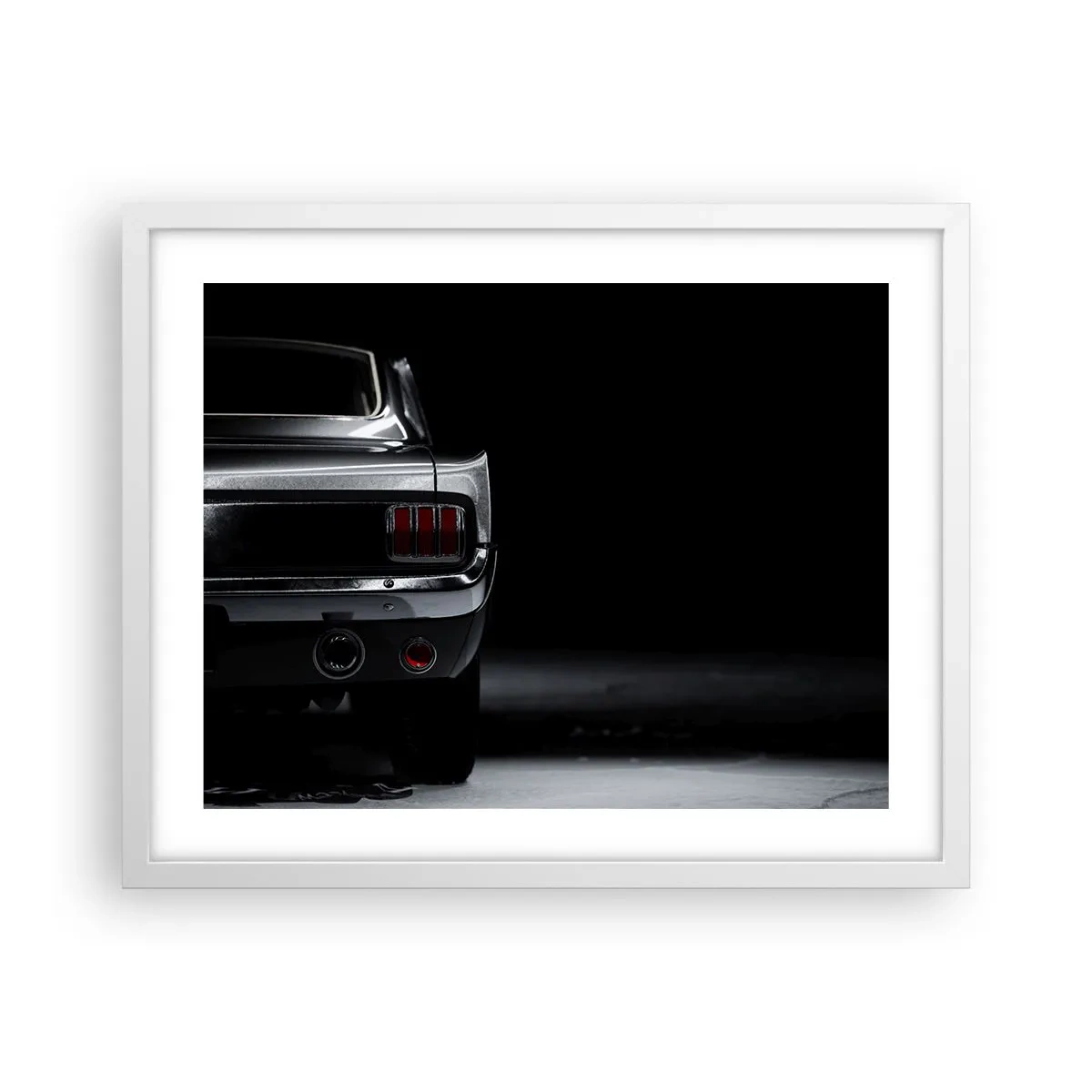 Plakat i hvid ramme - Klassisk charme - 50x40 cm