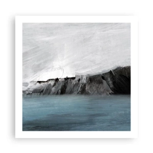 Plakat - Vand - jord: et sammenstød mellem elementerne - 60x60 cm