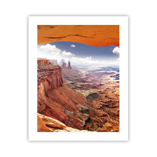 Plakat - Udskåret af naturen selv - 40x50 cm