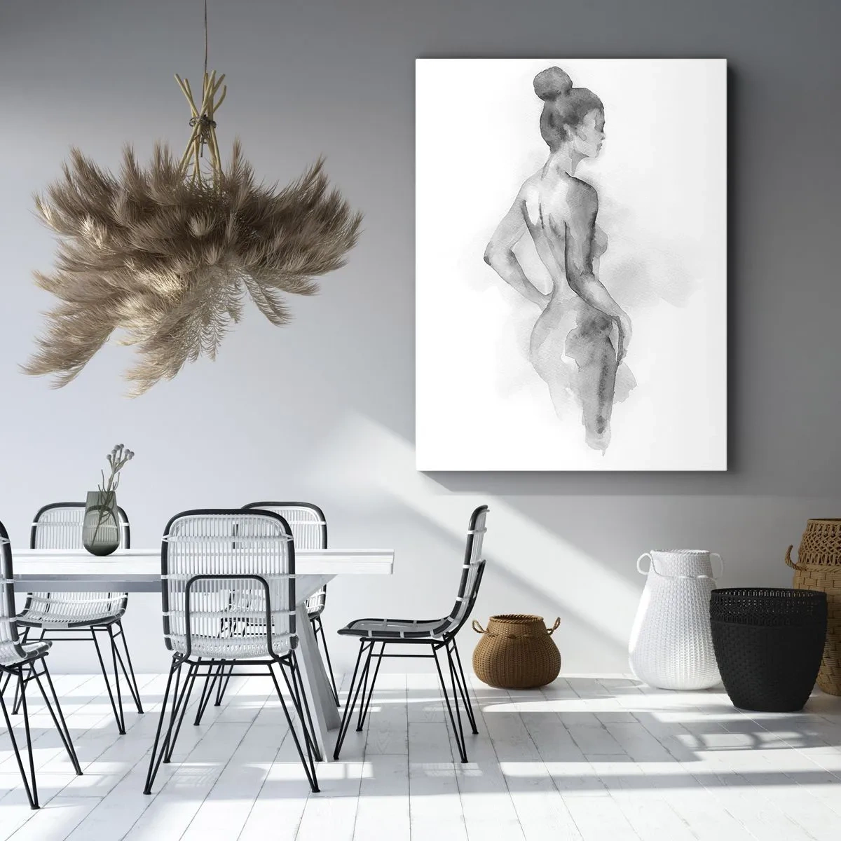 Lærredstryk - Billede på lærred - Smukt som et maleri - 50x70 cm