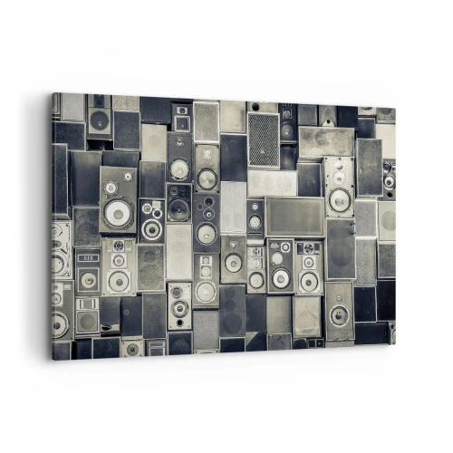 Lærredstryk - Billede på lærred - Og alt er i orden - 120x80 cm