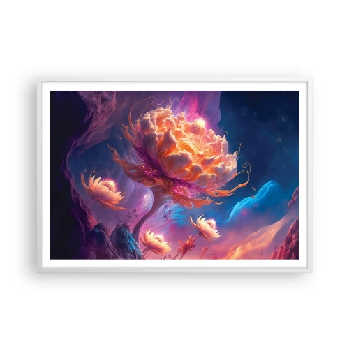 Plakat i hvid ramme - En anden verden - 100x70 cm