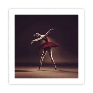 Plakat - Prima ballerina - 50x50 cm