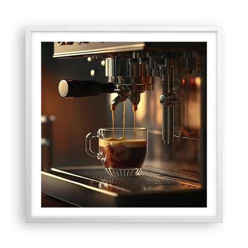 Plakat i hvid ramme - En sensuel blanding - 60x60 cm