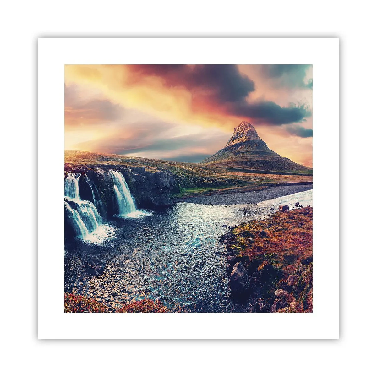 Plakat - I naturens majestæt - 40x40 cm