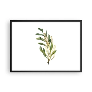 Plakat i sort ramme - Alt, hvad der er godt - 70x50 cm