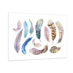 Billede på glas - Letvægts, farverig og flerfarvet - 100x70 cm