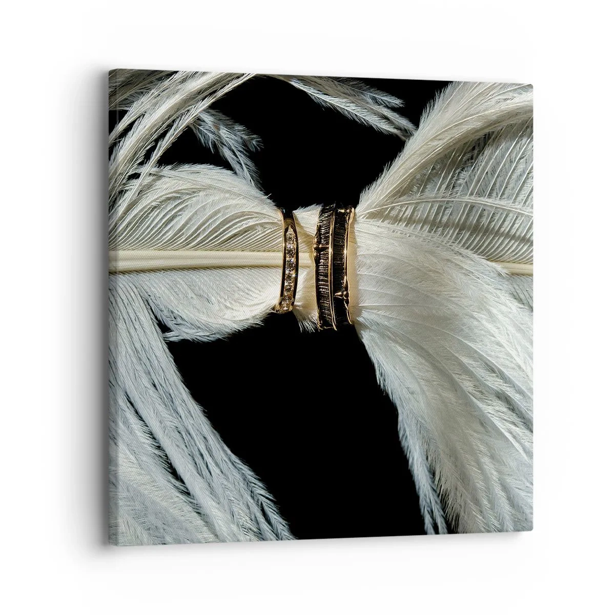 Lærredstryk - Billede på lærred - ...og jeg vil ikke forlade dig... - 30x30 cm