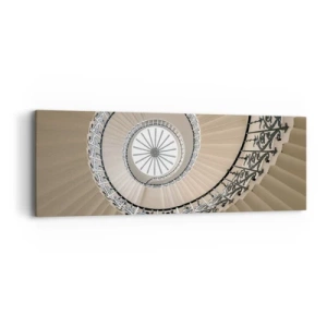 Lærredstryk - Billede på lærred - I midten af en skal - 90x30 cm