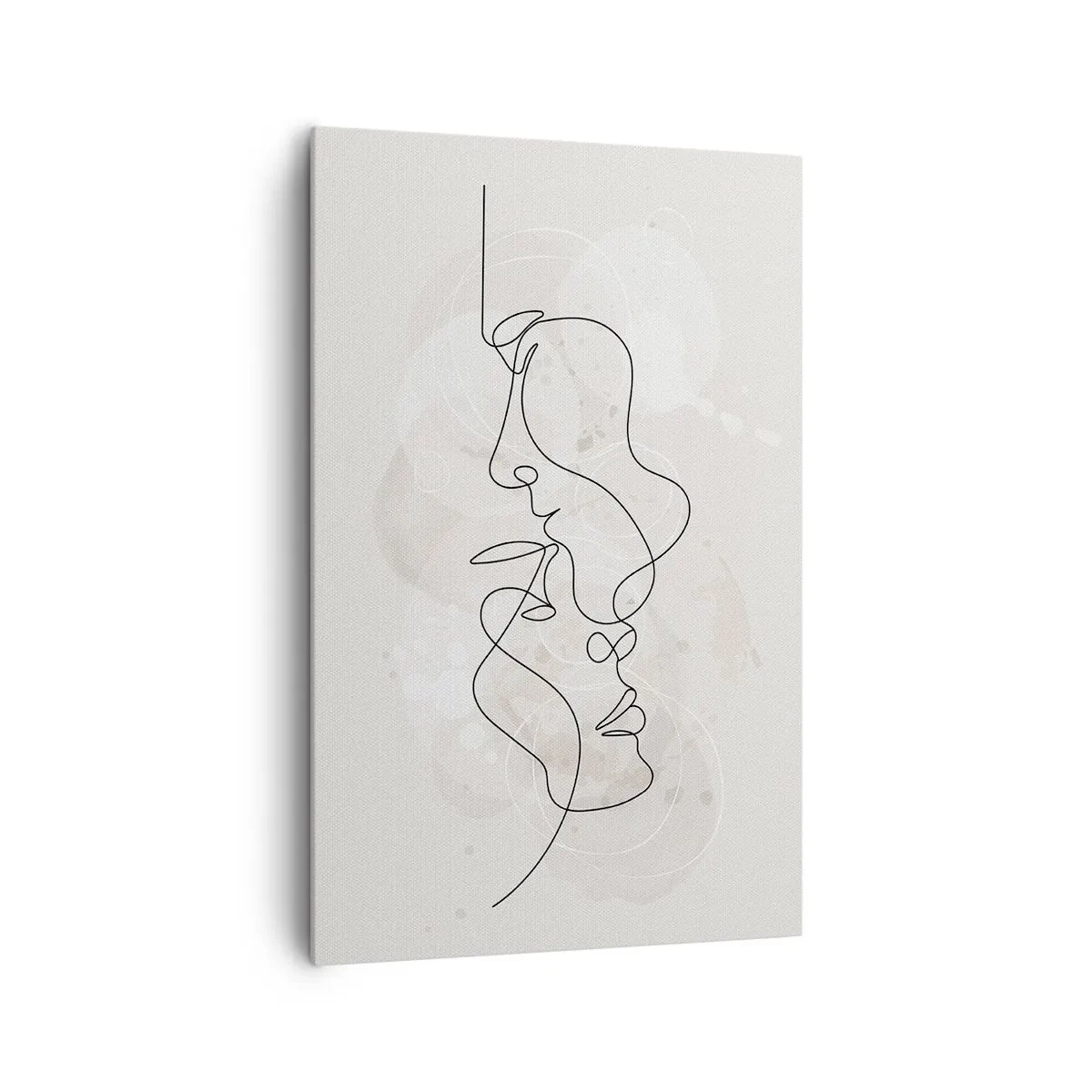 Lærredstryk - Billede på lærred - Omfavnet i en omfavnelse - 80x120 cm