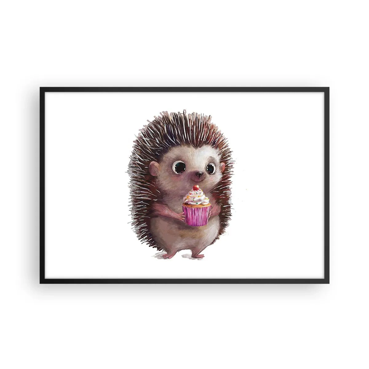 Plakat i sort ramme - Fejring er hver dag - 91x61 cm