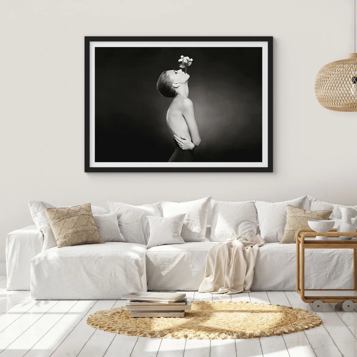Plakat i sort ramme - Excentrisk elegance - 70x50 cm