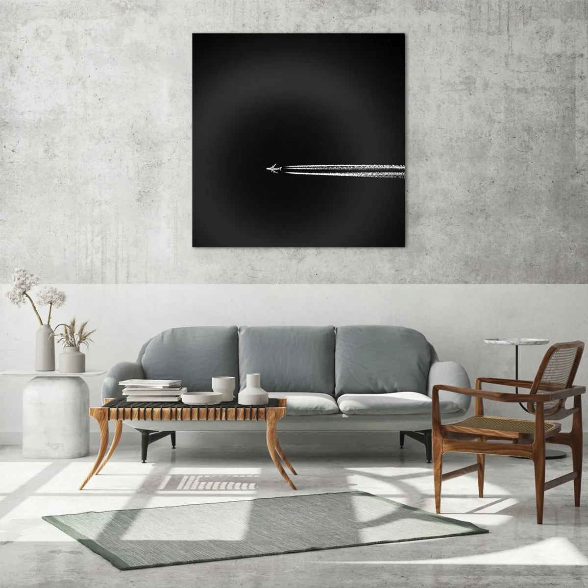 Billede på glas - Ind i en anden dimension - 70x70 cm