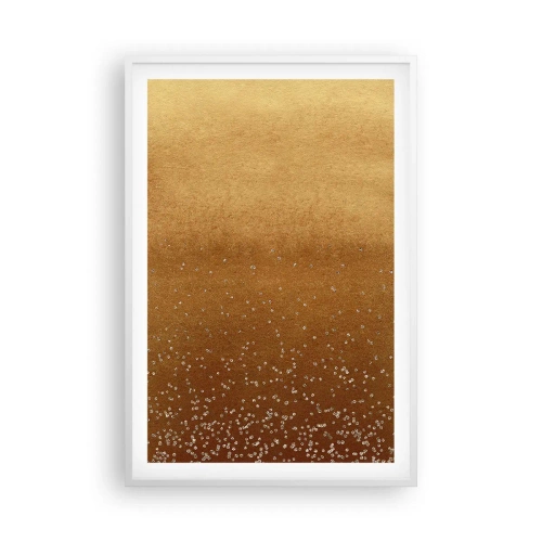 Plakat i hvid ramme - Lysets fødsel - 61x91 cm