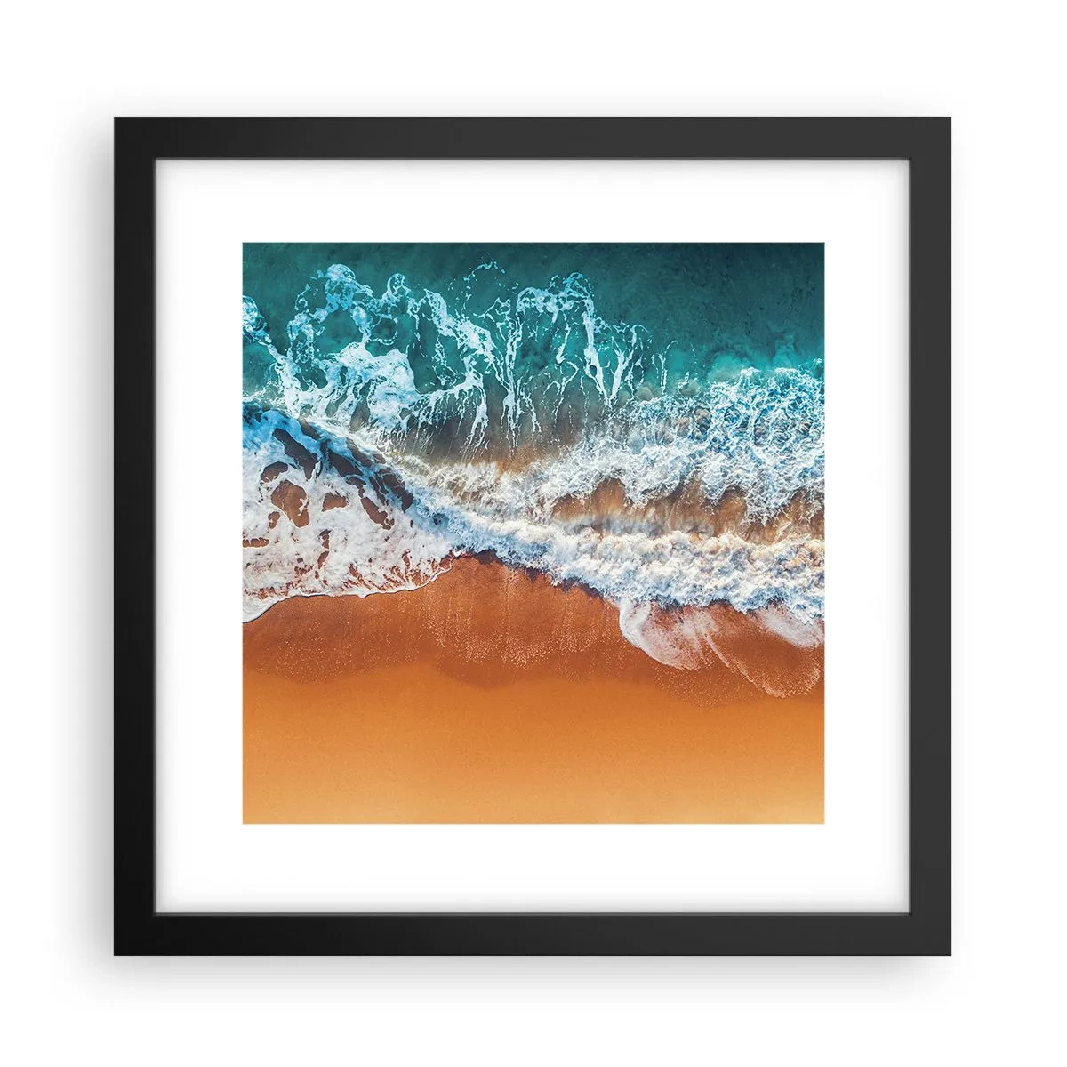 Plakat i sort ramme - Altid i tandem - 30x30 cm