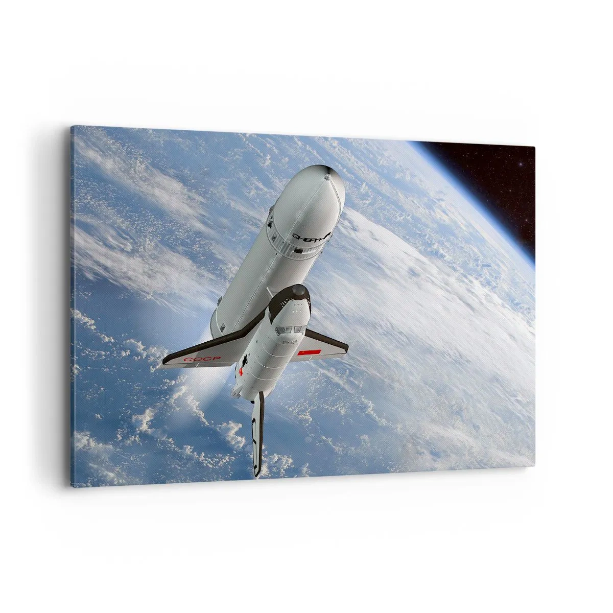 Lærredstryk - Billede på lærred - Kosmisk opstigning - 100x70 cm