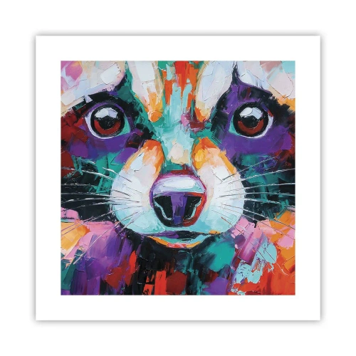 Plakat - Kun gode følelser - 40x40 cm