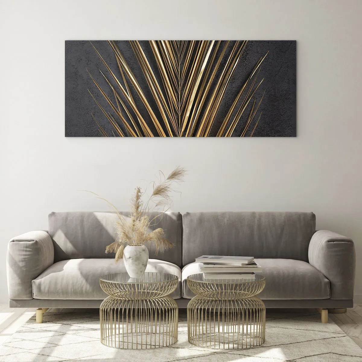 Billede på glas - Tropernes guld - 120x50 cm