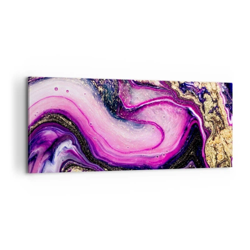 Lærredstryk - Billede på lærred - Et øjeblik bag kulisserne - 100x40 cm