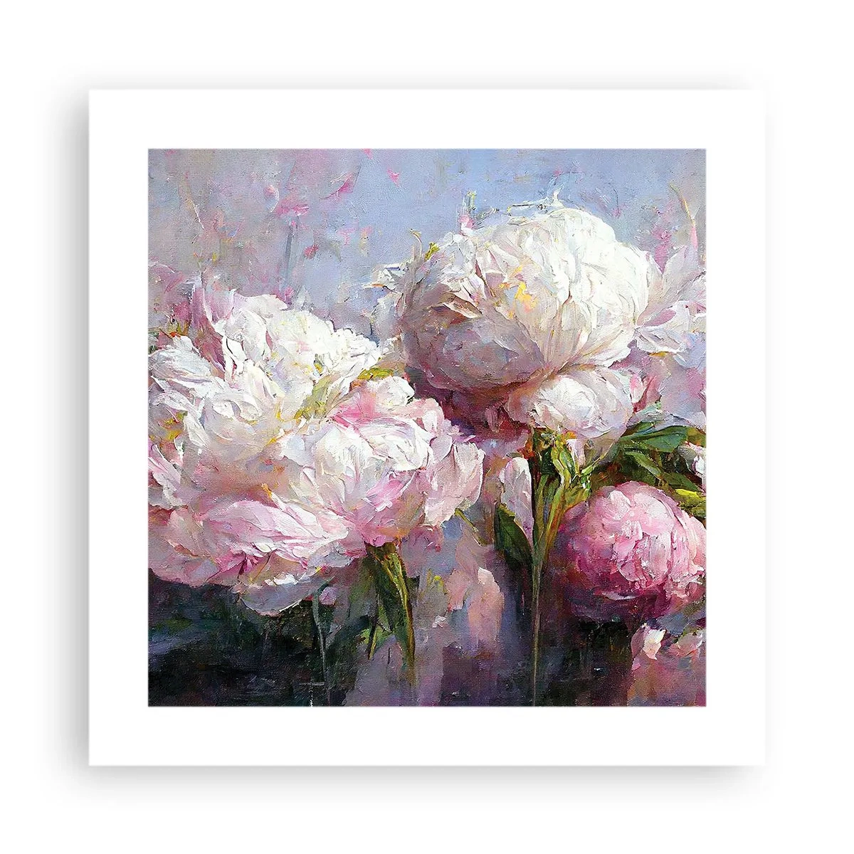 Plakat - En buket fyldt med liv - 40x40 cm