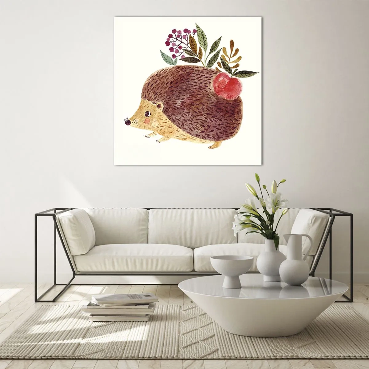 Billede på glas - Og du kan allerede lide mig - 50x50 cm