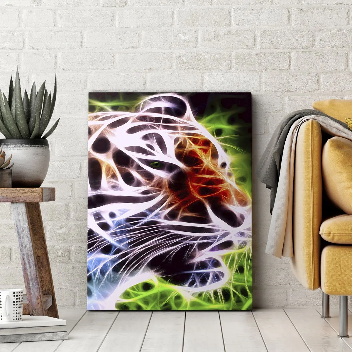 Lærredstryk - Billede på lærred - Farlig aura - 45x80 cm